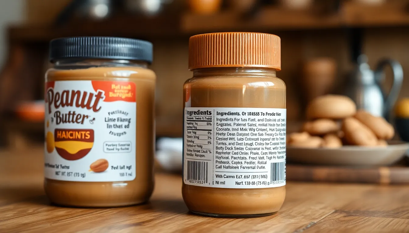 Close-up of food package ingredient list label on a product.